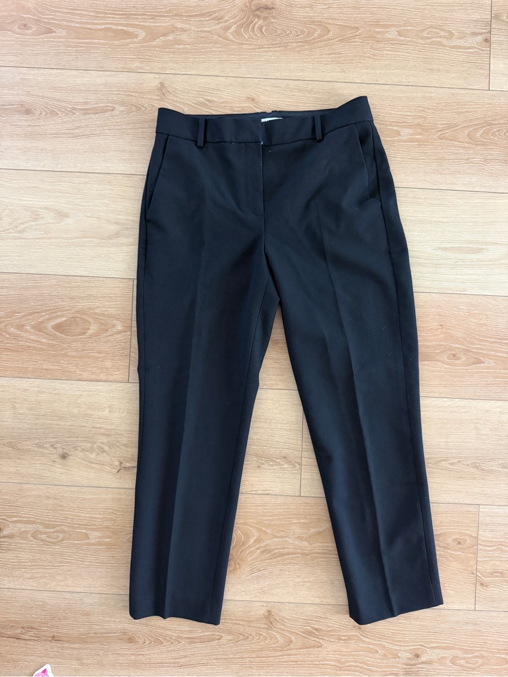 Babaton Black Tailored Straight-Leg Trousers